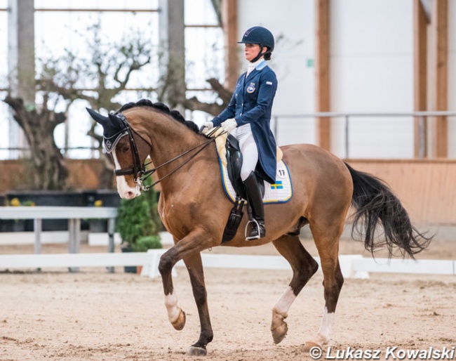 Minna Telde and Isac at the 2019 CDI Sopot :: Photo © Lukasz Kowalski