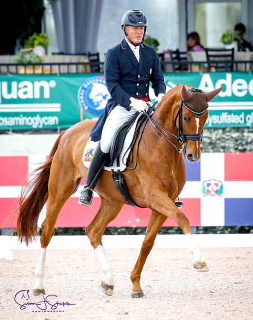 Jan Ebeling and Bellena at the 2019 CDI-W Wellington :: Photo © Sue Stickle