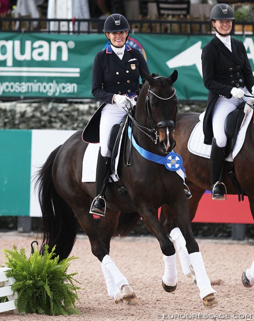 Ashley Holzer and Valentine at the 2019 CDI Wellington :: Photo © Astrid Appels