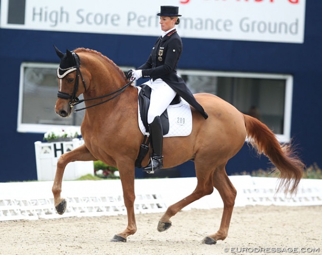 Bernadette Brune and Lights of Londonderry at the 2018 CDI Hagen :: Photo © Astrid Appels