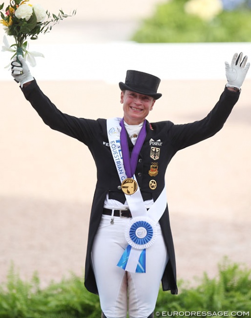 Isabell Werth at the 2018 World Equestrian Games :: Photo © Astrid Appels