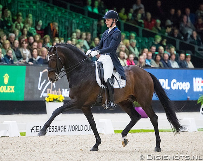 Daniel Bachmann Andersen and Blue Hors Zack at the 2019 CDI-W 's Hertogenbosch :: Photo © Digishots