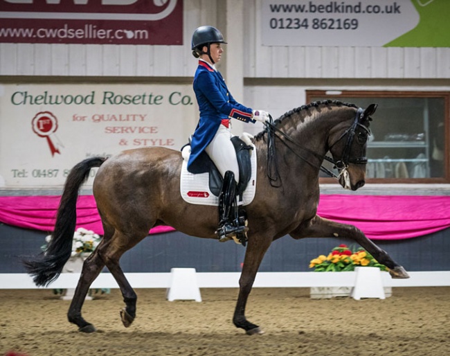 Charlotte Dujardin and Erlentanz at the 2019 CDI Keysoe :: Photo © Tilly Berendt