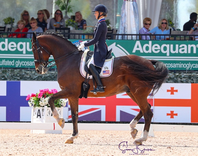 Laura Graves and Verdades at the 2019 CDI-W Wellington :: Photo © Sue Stickle