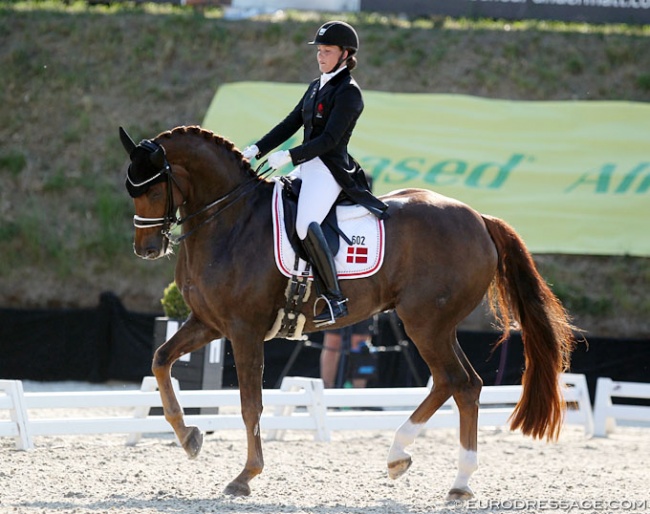 Cathrine Dufour and Bohemian at the 2018 CDIO Uggerhalne :: Photo © Astrid Appels