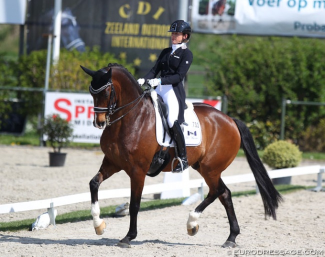 Marlies van Baalen and Ben Johnson at the 2019 Nieuw en St. Joosland :: Photo © Astrid Appels