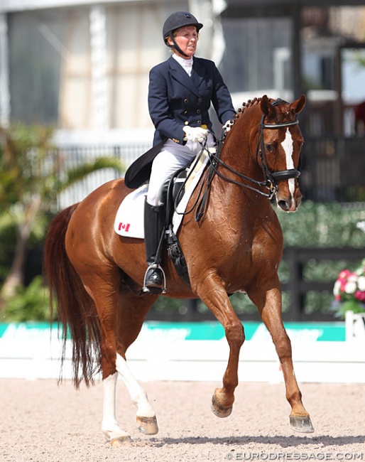 Diane Creech and Devon L at the 2014 Palm Beach Derby :: Photo © Astrid Appels