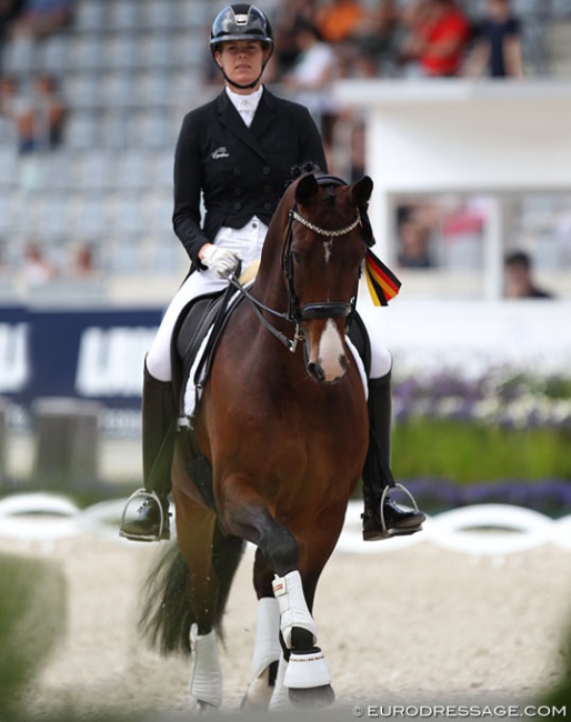 Jorinde Verwimp and Kastar Hof ter Zeedycke d'12 at the 2018 CDIO Aachen :: Photo © Astrid Appels