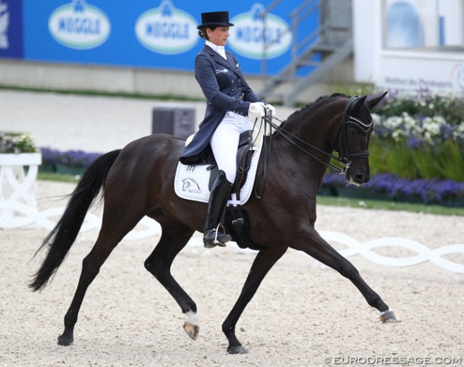 Stefanie Wolf and Saphira Royal at the 2018 CDIO Aachen :: Photo © Astrid Appels