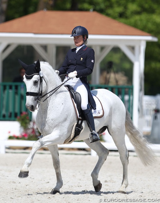 Anne Sophie Serre and Vistoso de Massa at the 2018 CDIO Compiègne :: Photo © Astrid Appels