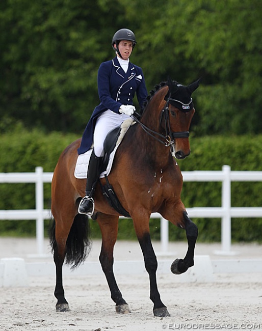 Camille Audo and Behroez at the 2019 CDIO Compiègne :: Photo © Astrid Appels