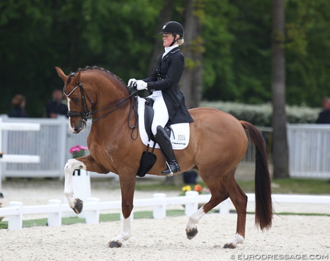 Malin Wahlkamp-Nilsson and Eddieni win the 3* Grand Prix at the 2019 CDIO Compiègne :: Photo © Astrid Appels