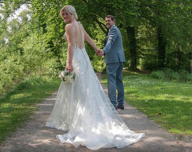 Malin and Steffen Wahlkamp celebrated their church wedding on 25 May 2019