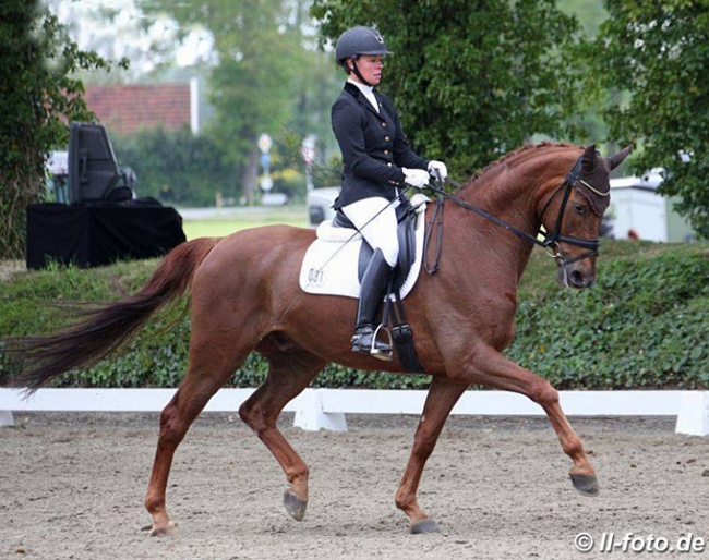 Kira Wulferding and Bernini VMT at the 2019 CDN Haftenkamp :: Photo © LL-foto