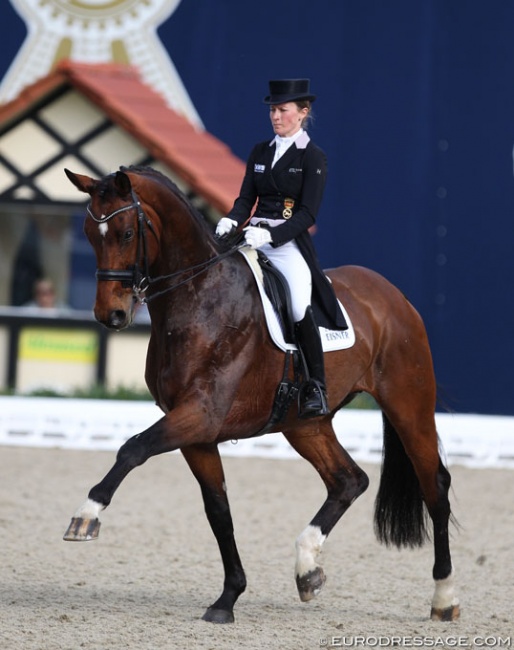 Helen Langehanenberg and Vayron in the Nurnberger Burgpokal class at the 2019 CDI Hagen :: Photo © Astrid Appels