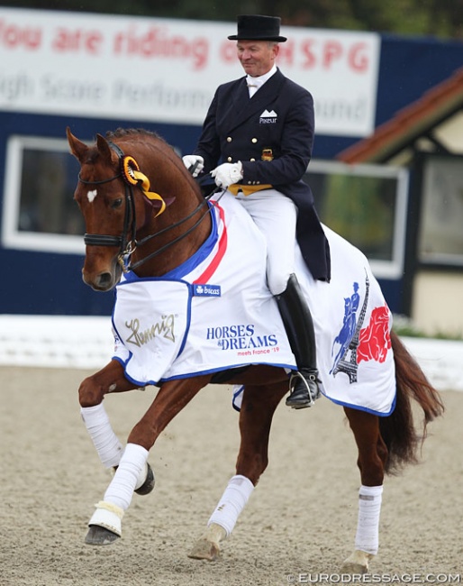 Hubertus Schmidt and Denoix at the 2019 CDI Hagen :: Photo © Astrid Appels