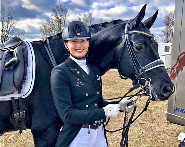 Marina Mattsson and Feel Good :: Photo courtesy Hannell Dressage