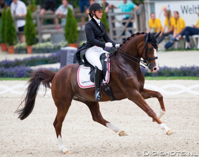 Anna Kasprzak and Quarton at the 2017 CDIO Aachen :: Photo © Digishots