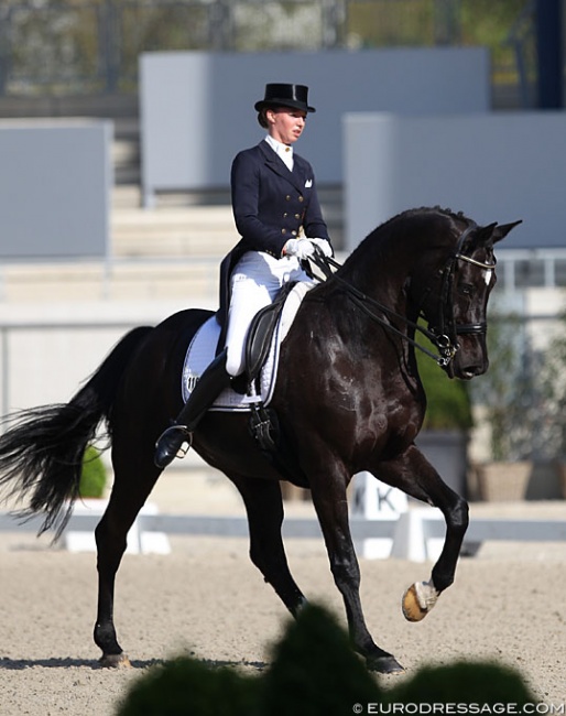 Fabienne Lutkemeier and Fiero at the 2018 CDI Aachen Dressage Days :: Photo © Astrid Appels