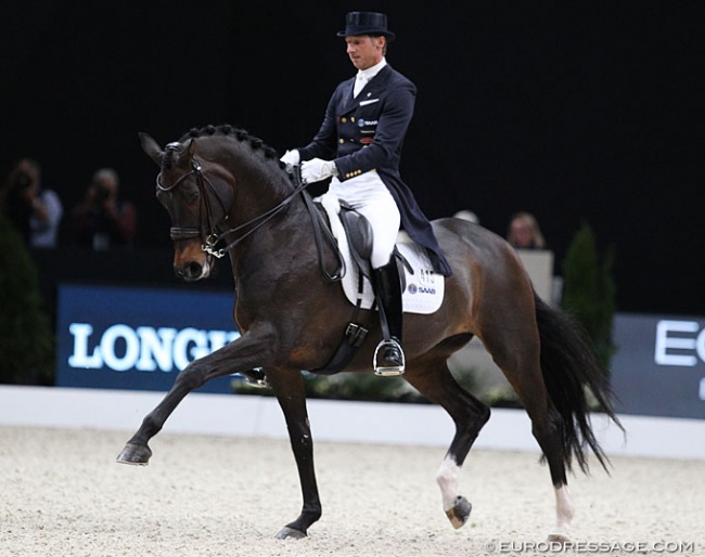 Patrik Kittel and Deja at the 2018 World Cup Finals in Paris :: Photo © Astrid Appels