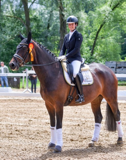 Johanna Wadenspanner on Alouette M at the 2019 CDN Babenhausen