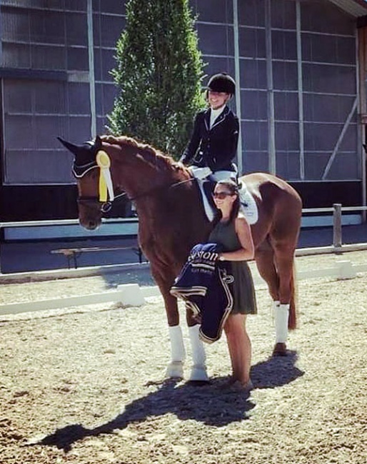 Ramona Ritzel and Belcanto at the 2019 CDN Brunnthal