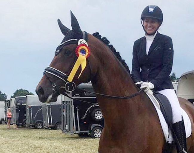 Veronika Steinhof and Herzdame HK win the 2019 CDN Cloppenburg BuCha qualifier for 6-year olds