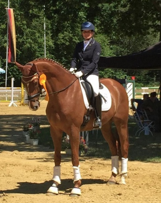 Alexa Engel and Baron Bolligru E at the 2019 CDN Dinslaken