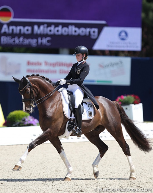 Anna Middelberg on Blickfang HC at the 2019 CDIO-PJYR Hagen :: Photo © Astrid Appels