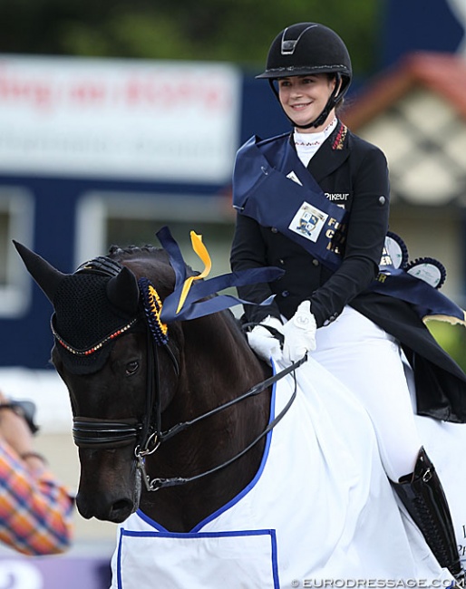 Valentina Pistner and Flamboyant at the 2019 CDIO-PJYR Hagen :: Photo © Astrid Appels