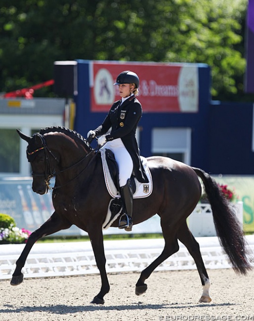 Alexa Westendarp and Four Seasons at the 2019 CDIO-PJYR Hagen :: Photo © Astrid Appels