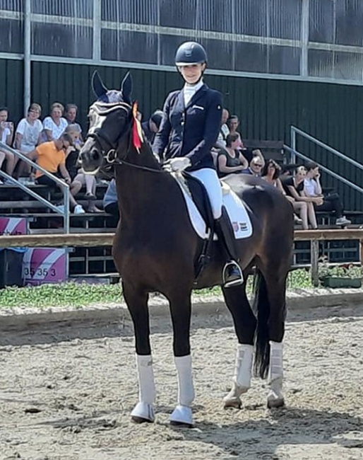 Beatrice Buchwald and Sazou at the 2019 CDN Mönchengladbach