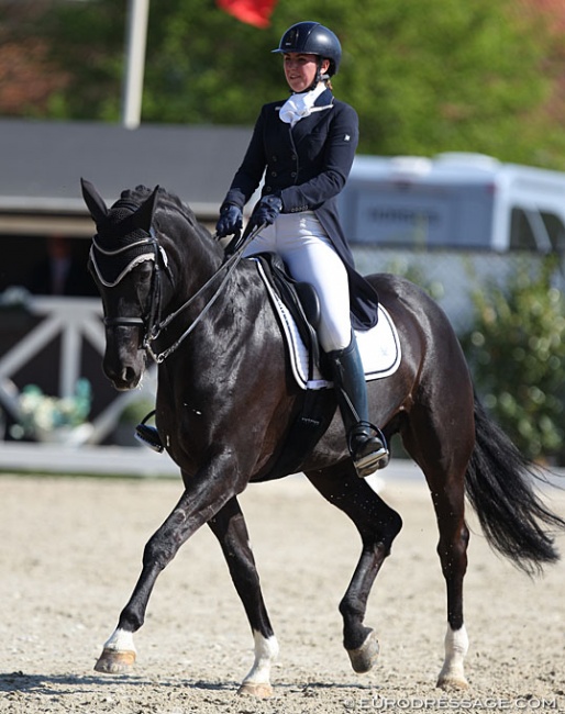 Serena Fumagalli and Black Panter at the 2019 CDI Sint-Truiden :: Photo © Astrid Appels