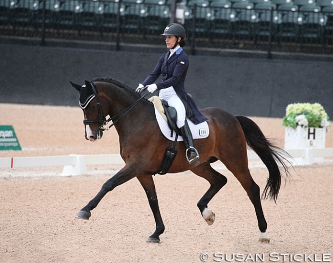 Maria Alejandra Aponte and Duke De Niro at the 2019 CDI Tryon :: Photo © Susan Stickle