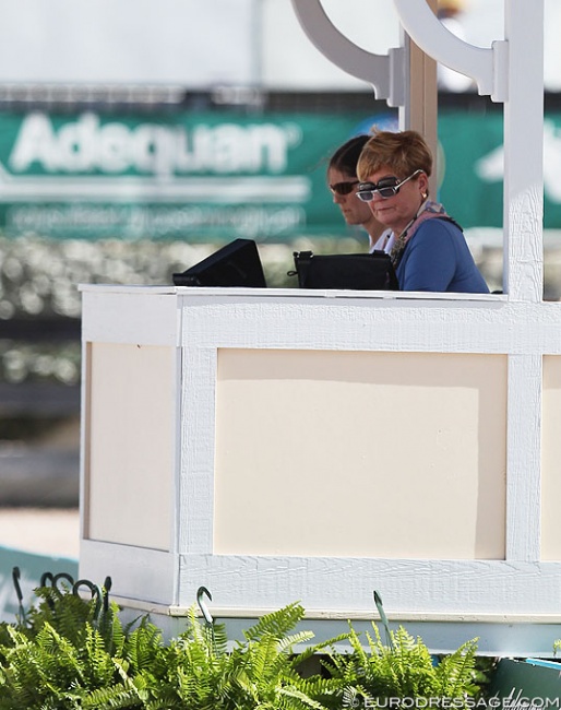 Austrian judge Elisabeth Max-Theurer at the 2019 CDI 5* Wellington :: Photo © Astrid Appels