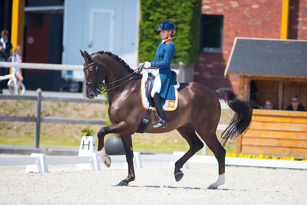 Anne Meulendijks and Edison at the 2019 CDI Kronenberg :: Photo © Digishots