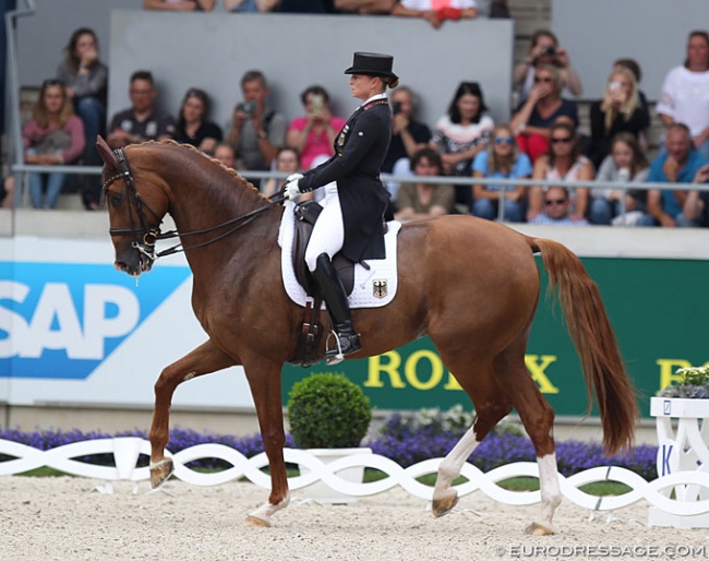 Isabell Werth and Bella Rose at the 2019 CDIO Aachen :: Photo © Astrid Appels