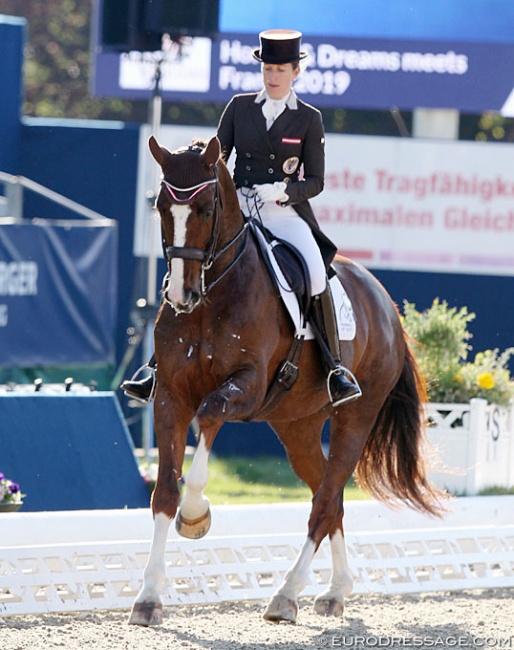 Astrid Neumayer and Sir Simon at the 2019 CDI Hagen :: Photo © Astrid Appels