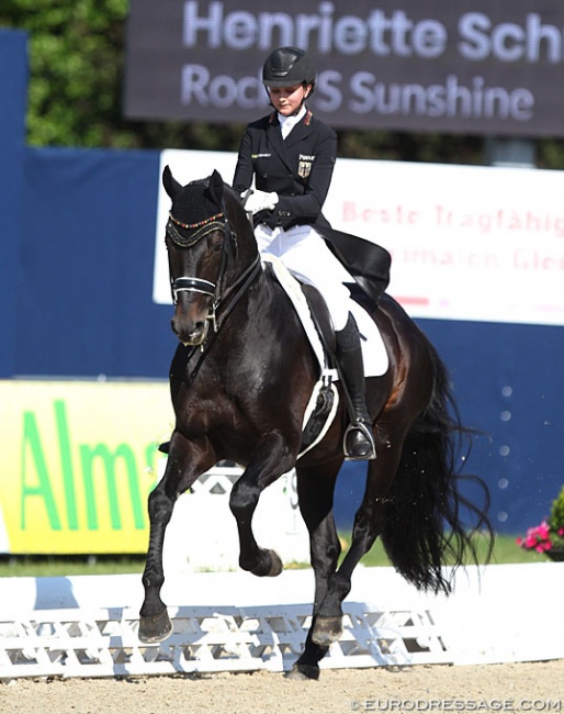 Henriette Schmidt and Rocky's Sunshine at the 2019 CDIO-J Hagen :: Photo © Astrid Appels