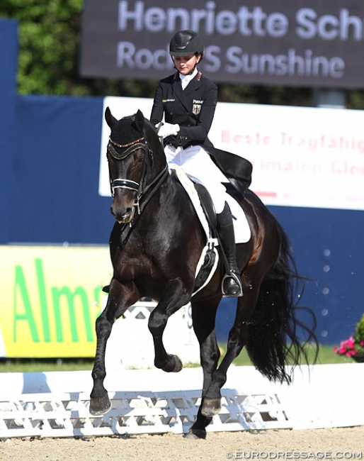 Henriette Schmidt and Rocky's Sunshine at the 2019 CDIO-J Hagen :: Photo © Astrid Appels