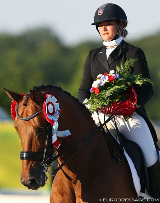 Jazmin Yom-Tov and Zodinde at the 2019 CDI Leudelange :: Photo © Astrid Appels