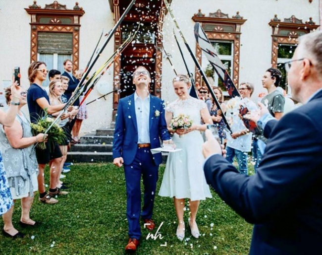 Florian Kuiper and Sina Schäper got married