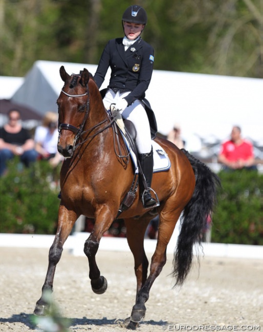 Ellen Hidgård and Quinello T at the 2019 CDI Sint-Truiden :: Photo © Astrid Appels