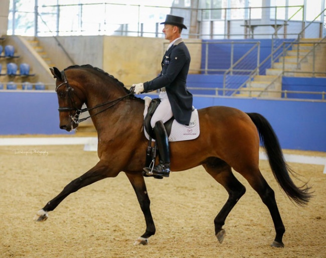 Brett Parbery and Theodore at the 2019 CDN Sydney