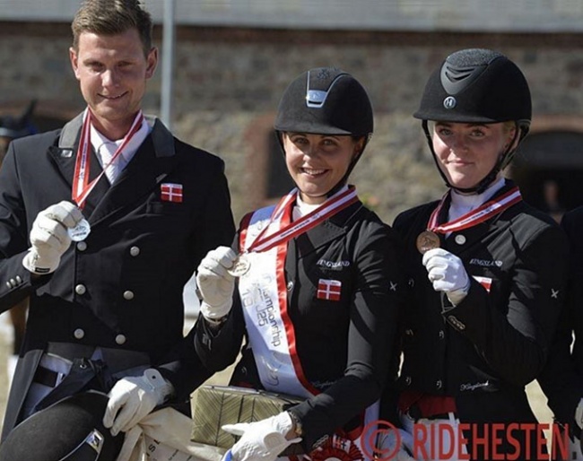 Wind, Vallentin, Hofmann on the podium at the 2019 Nordic Baltic Championships :: Photo © Ridehesten