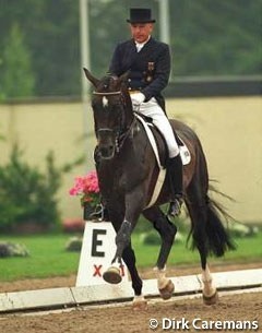 Reiner Klimke and Biotop at the 1995 CDIO Aachen :: Photo © Dirk Caremans