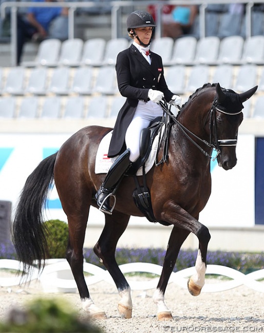 Karoline Valenta and Diego at the 2018 CDIO Aachen :: Photo © Astrid Appels