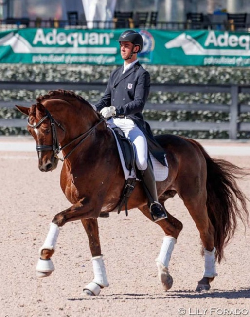Christian Simonson and Rassolini FRH in Wellington, Florida :: Photo © Lily Forado