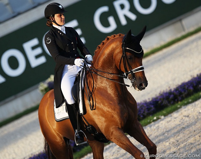 Cathrine Dufour and Atterupgaards Cassidy at the 2019 CDIO Aachen :: Photo © Astrid Appels