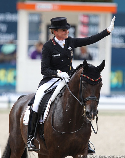 Dorothee Schneider and Showtime at the 2019 European Dressage Championships :: Photo © Astrid Appels